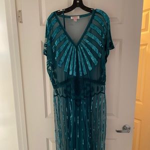 Gatsby Lady beaded gown - size 18